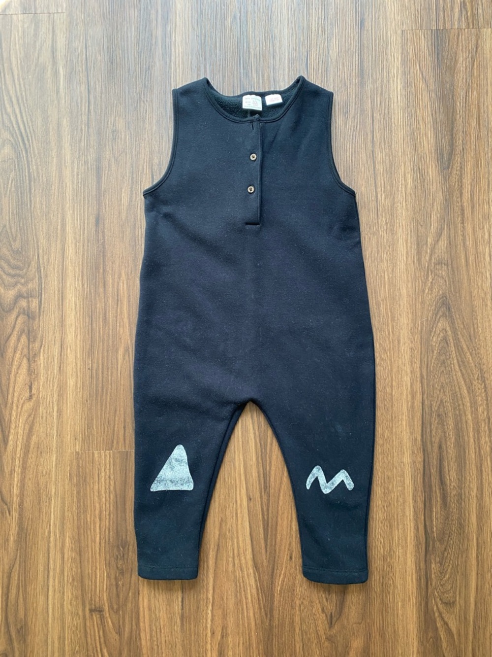 Zara Baby | Black Button-Up Romper